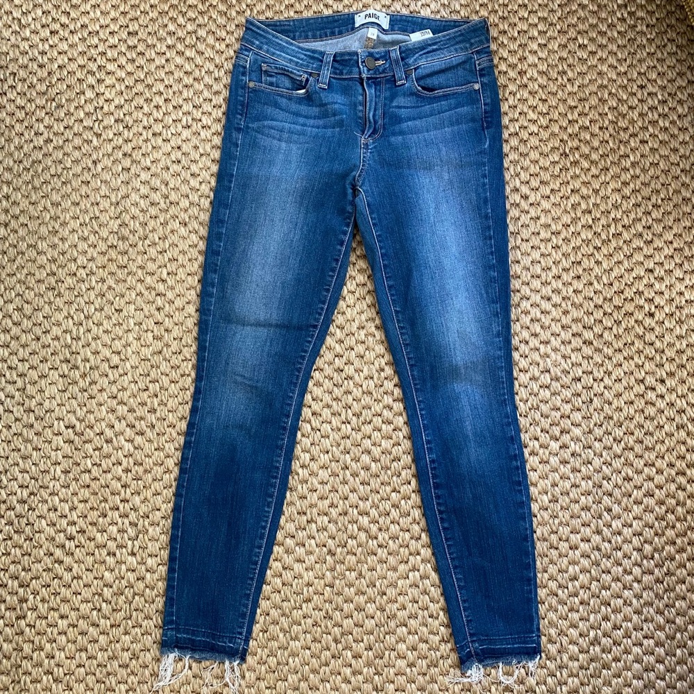 PAIGE blue jeans! Size 28 (runs SMALL)